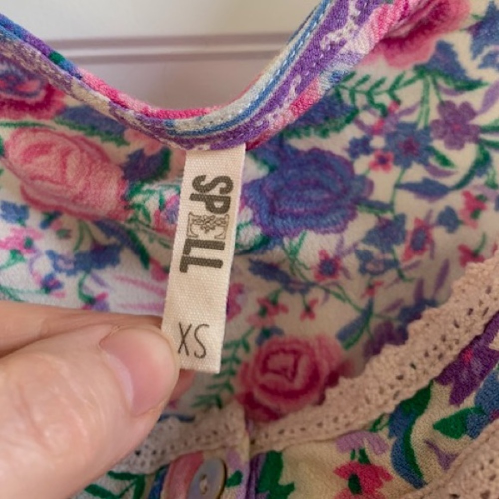 Spell & the Gypsy Collective Babushka in lavender cami & skirt XS and Small NEW - Picture 4 of 6